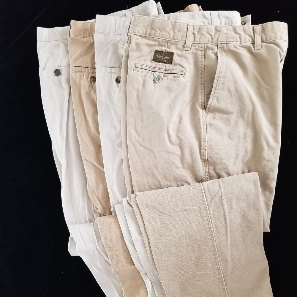 Klein / Claiborne / Dockers - Women's Pants  - Size 8 - Khaki & Camel - Lot of 4